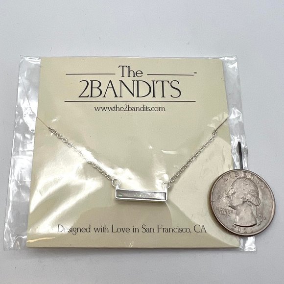 The 2BANDITS Aspen Bar Necklace BUY IT NOW $5 - Picture 2 of 3